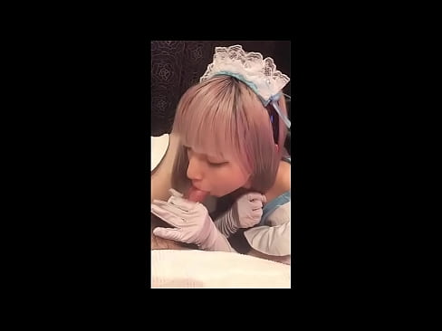 ❤️ جاپاني بت [میوکا]، د فرانسوي نوکرۍ جامې، لومړۍ برخه، بلو جاب او د لوشن سره ټوکر ❤❌
